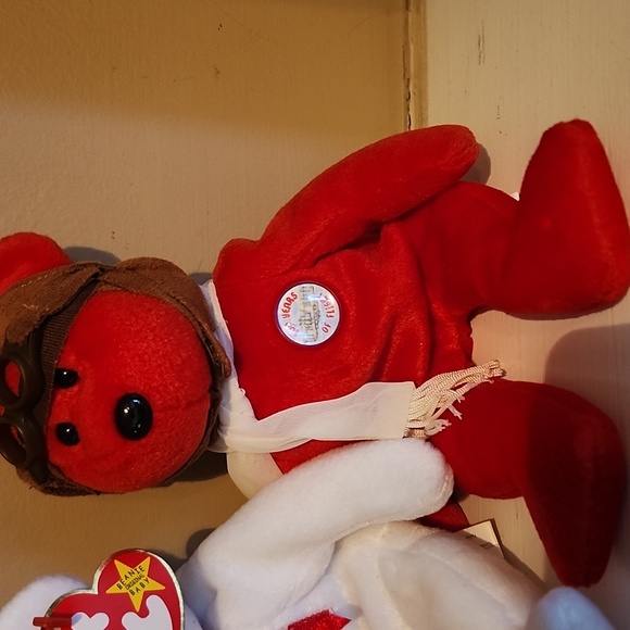 Set of 3 Ty Beanie Babies, Bearon Pierre and Maple - Picture 4 of 16